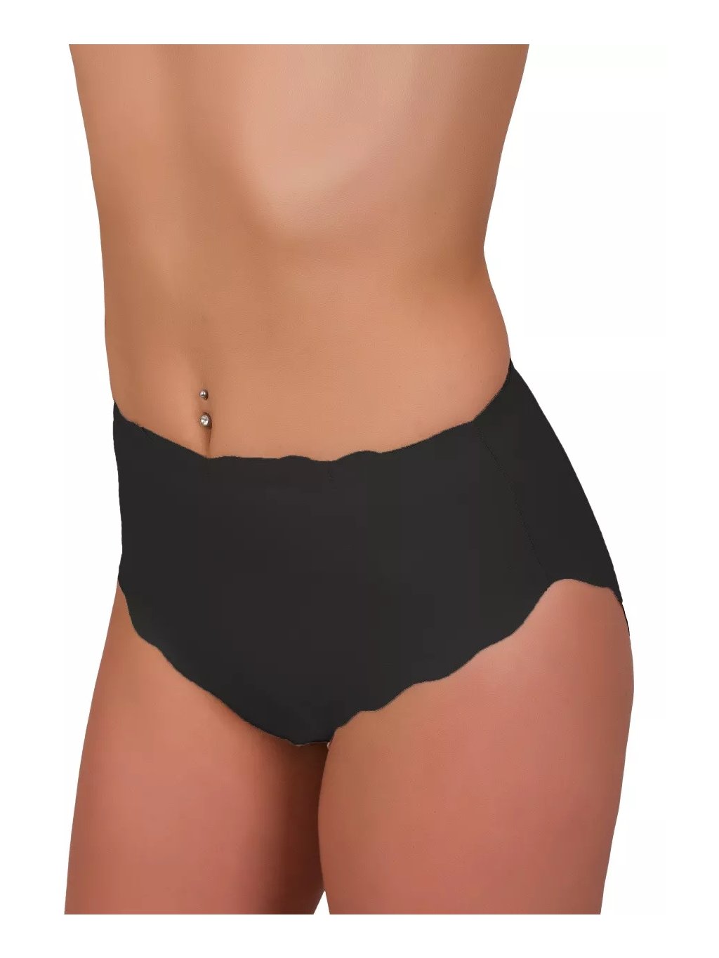 Dámské vyšší bezešvé laserové kalhotky 03-77 Hanna Style (Barva/Velikost <img KodProduktu="2803077H">bílá / XS/S)