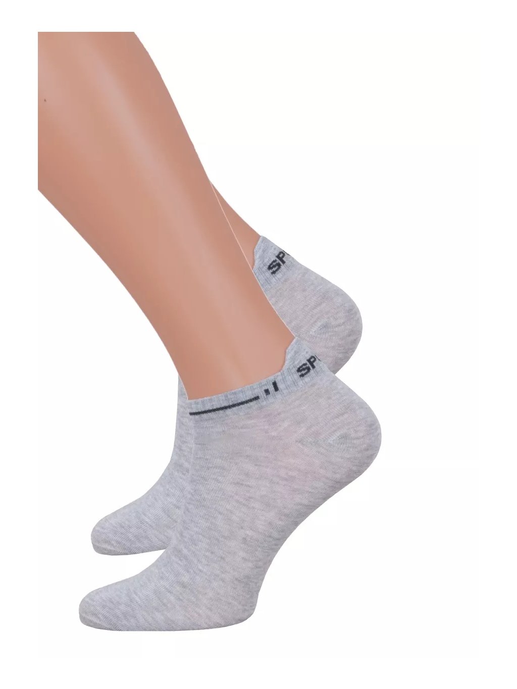 Dámské kotníkové ponožky 050/123 Steven (Barva/Velikost <img KodProduktu="18050123H">světlý melír / 35/37)