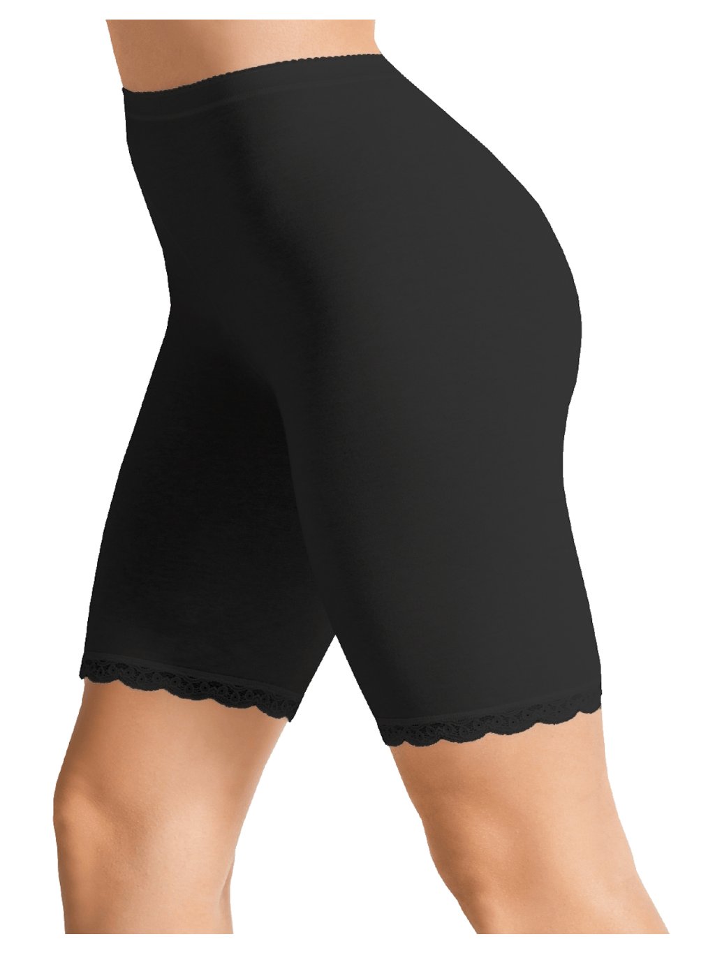 Dámské dlouhé bavlněné boxerky s krajkou 701-3K (Barva/Velikost <img KodProduktu="701-3K">tělová / XL/XXL)