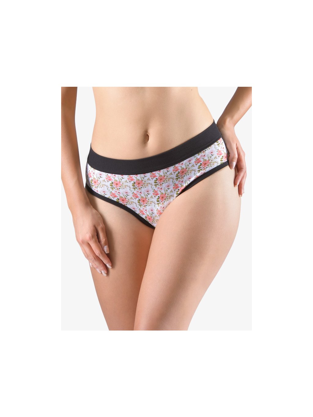 Kalhotky klasické kolekce Disco 18 10277P (Barva/Velikost <img KodProduktu="10277P">bílá, maracuja / L/XL)