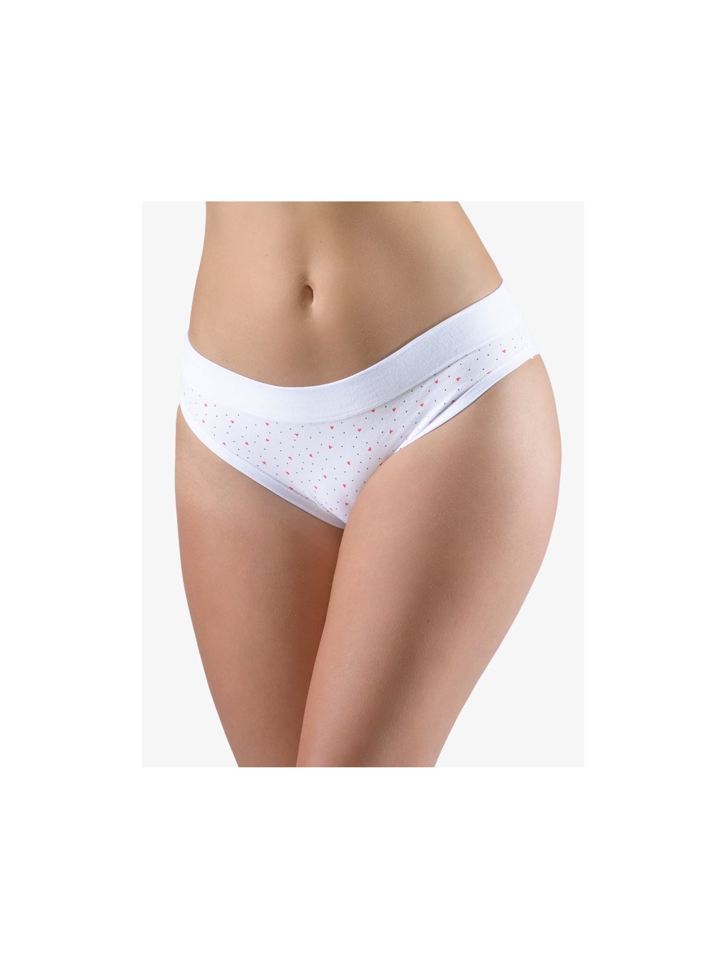 Výhodné balení 5 kusů - Kalhotky bokové se širokým bokem kolekce Disco 18 16175P (Barva/Velikost <img KodProduktu="16175P">šampaň, bílá / S/M)