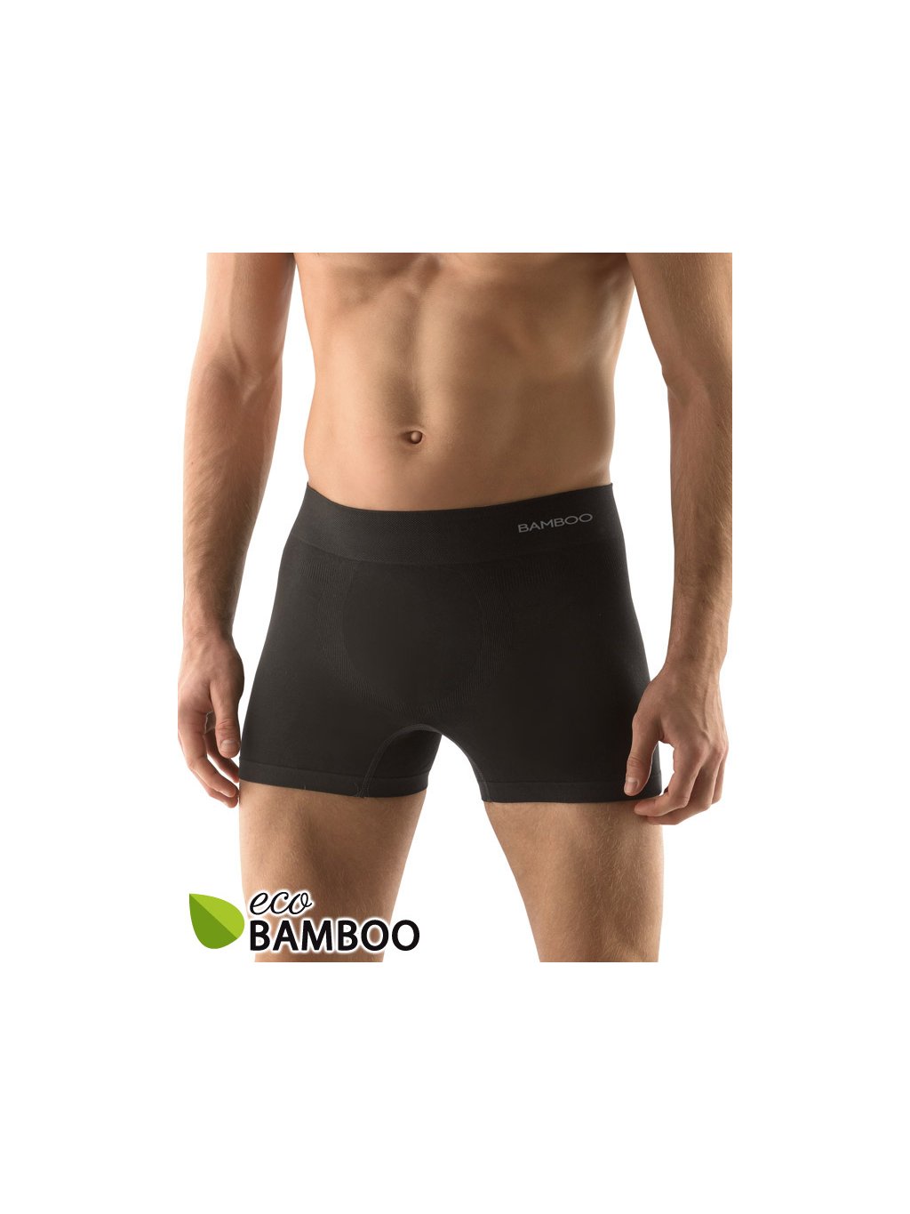 Výhodné balení 5 kusů - Bambusové pánské boxerky delší nohavička 54005P (Barva/Velikost <img KodProduktu="54005P">černá / M/L)