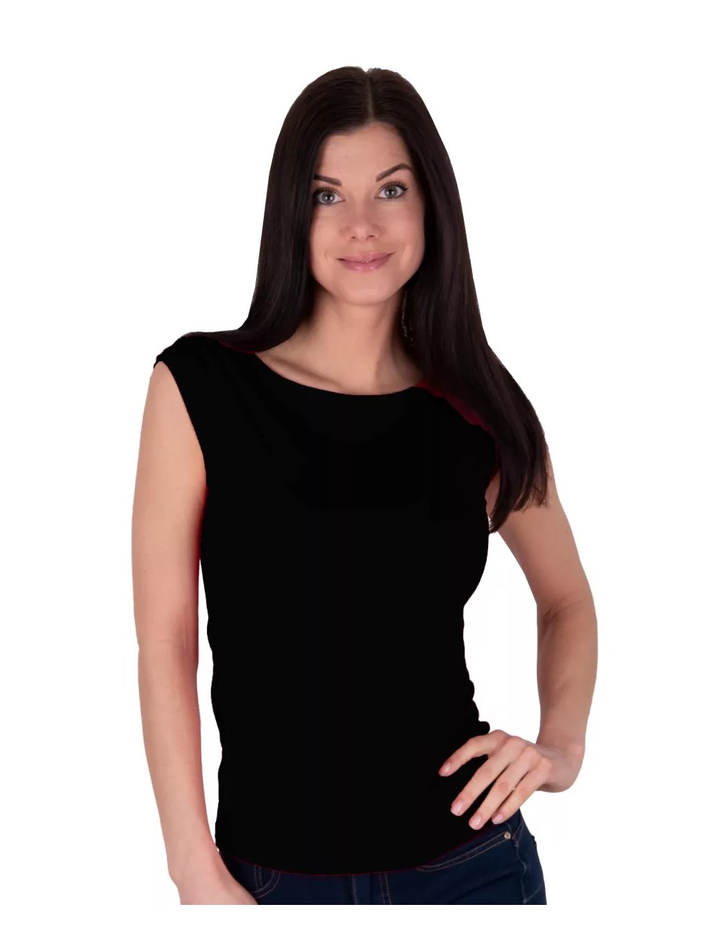 Dámské tílko široká ramínka Indi Long Edition II Babell (Barva/Velikost <img KodProduktu="35145002bH">bílá / XS/S)