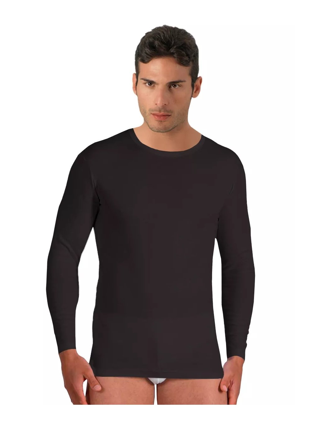 Pánské tričko s dlouhým rukávem U1006 Risveglia (Barva/Velikost <img KodProduktu="271006uH">světlý melír / XXL/3XL)