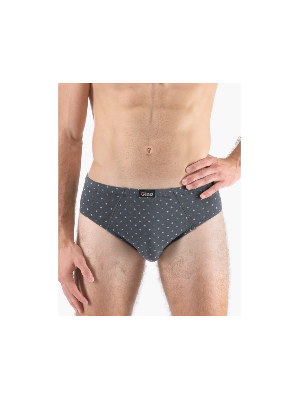 Výhodné balení 5 kusů - Slipy se širším bokem 71132P (Barva/Velikost <img KodProduktu="71132P">tm. šedá, aqua / XL/XXL)