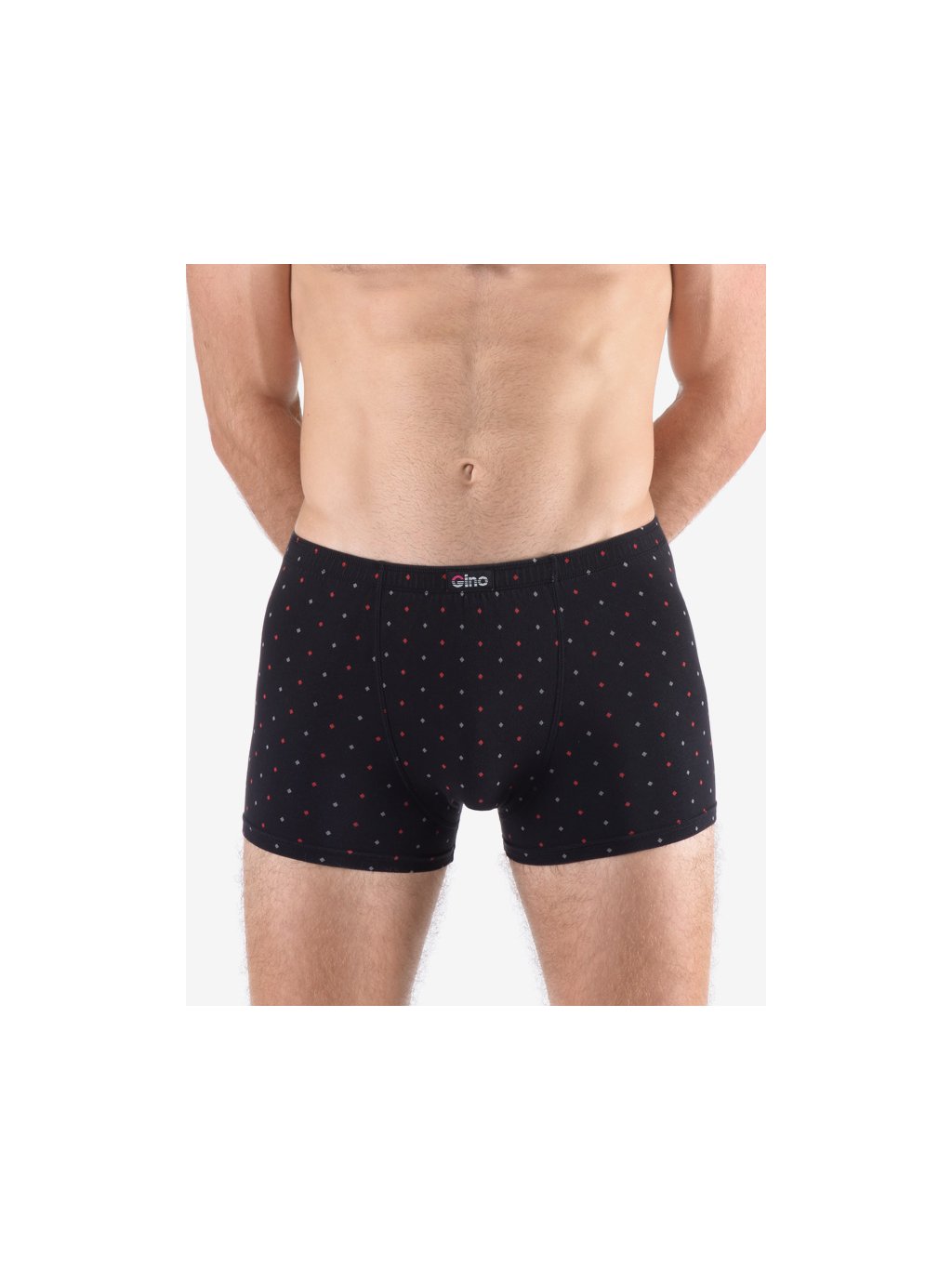 Výhodné balení 5 kusů - Boxerky s kratší nohavičkou 73133P (Barva/Velikost <img KodProduktu="73133P">černá, martini / M/L)