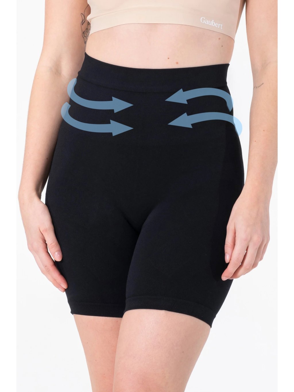 Tvarovací dámské boxerky s vyšší nohavičkou GBTW-478 (Barva/Velikost <img KodProduktu="GBTW-478">černá / XL/XXL)