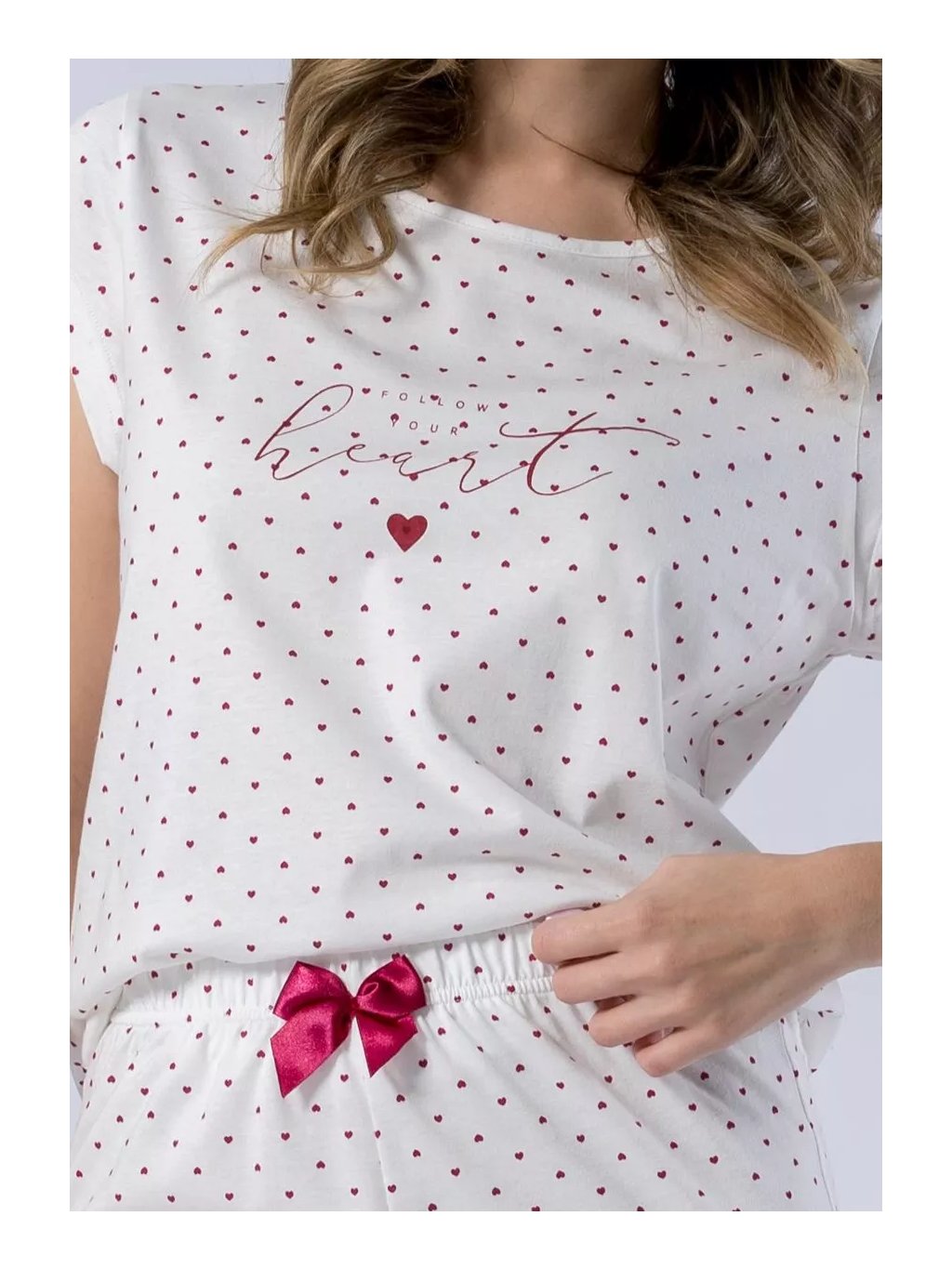 Dámské pyžamo Kaja 1550 LEVEZA – Pohodlí a styl (Barva/Velikost <img KodProduktu="411550H">krémová / XXL)
