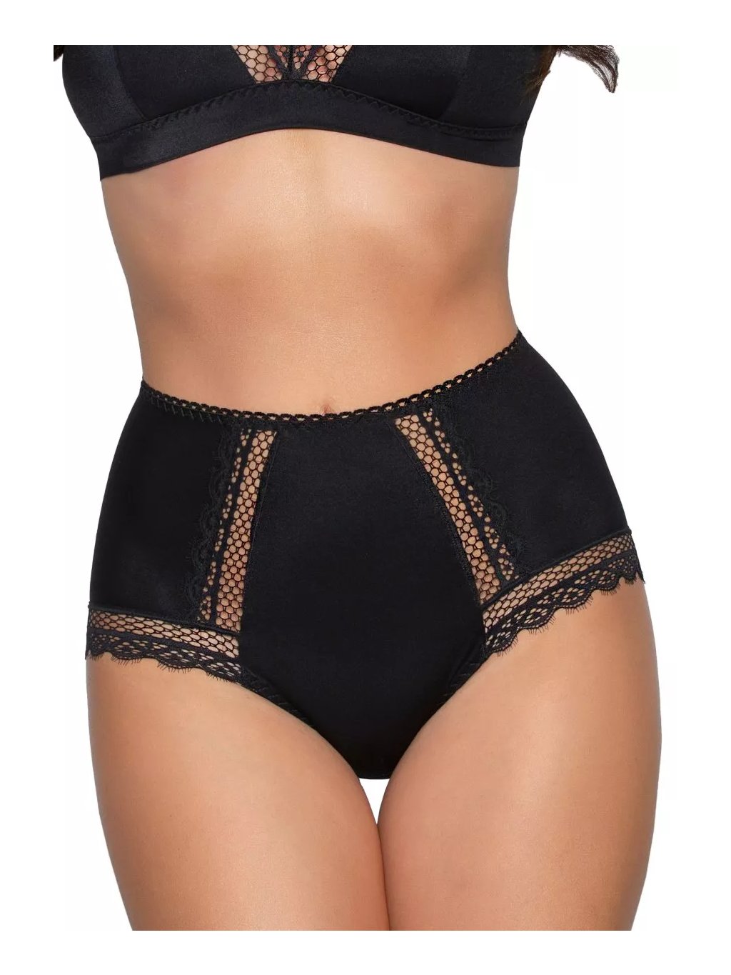 Dámské vyšší kalhotky BBL 189 BABELL – Styl & Komfort (Barva/Velikost <img KodProduktu="35189bH">černá / XL/XXL)