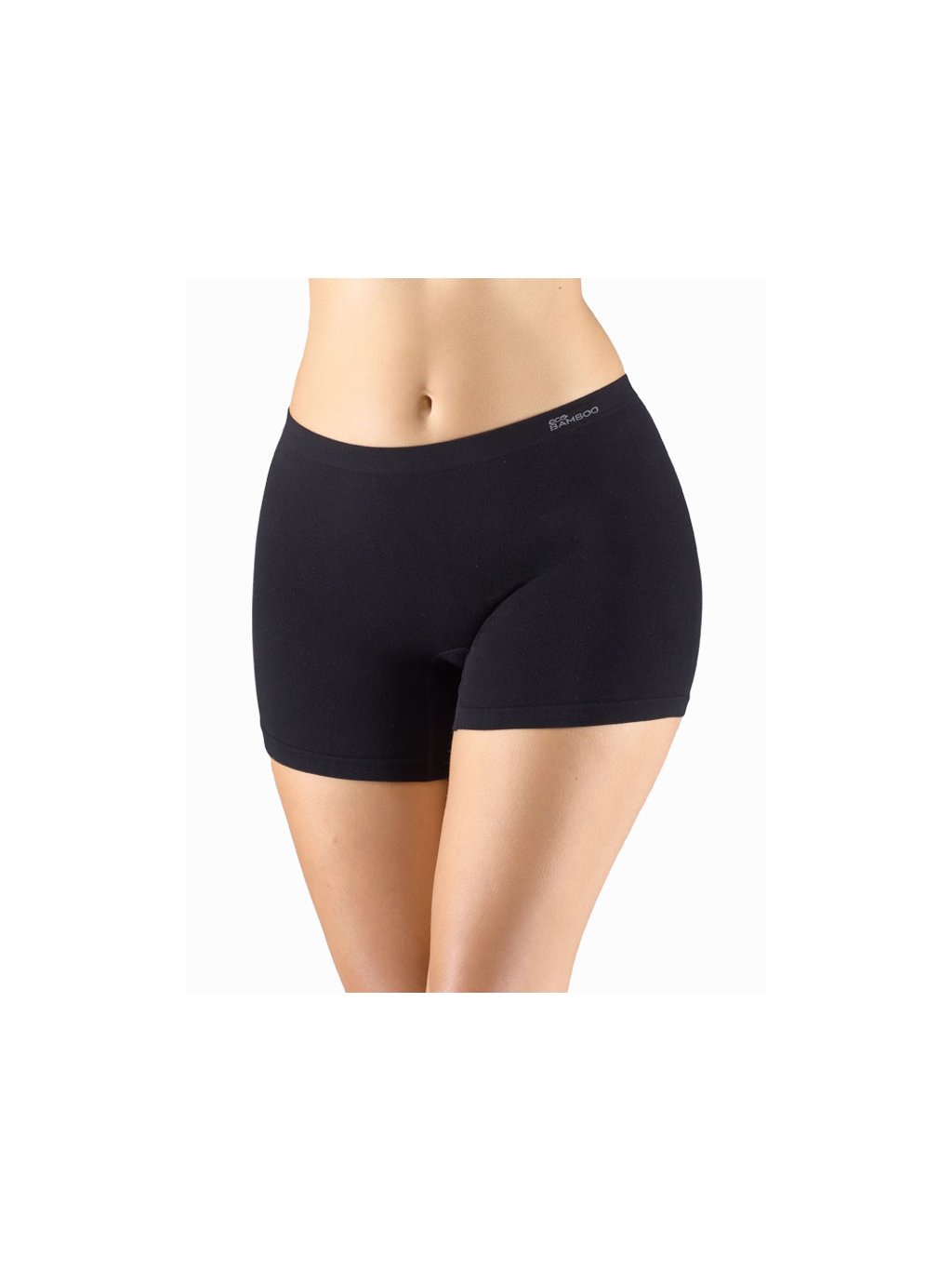Výhodné balení 5 kusů - Dámské vyšší bambusové boxerky 03018P (Barva/Velikost <img KodProduktu="03018P">tm. šedá / XL/XXL)