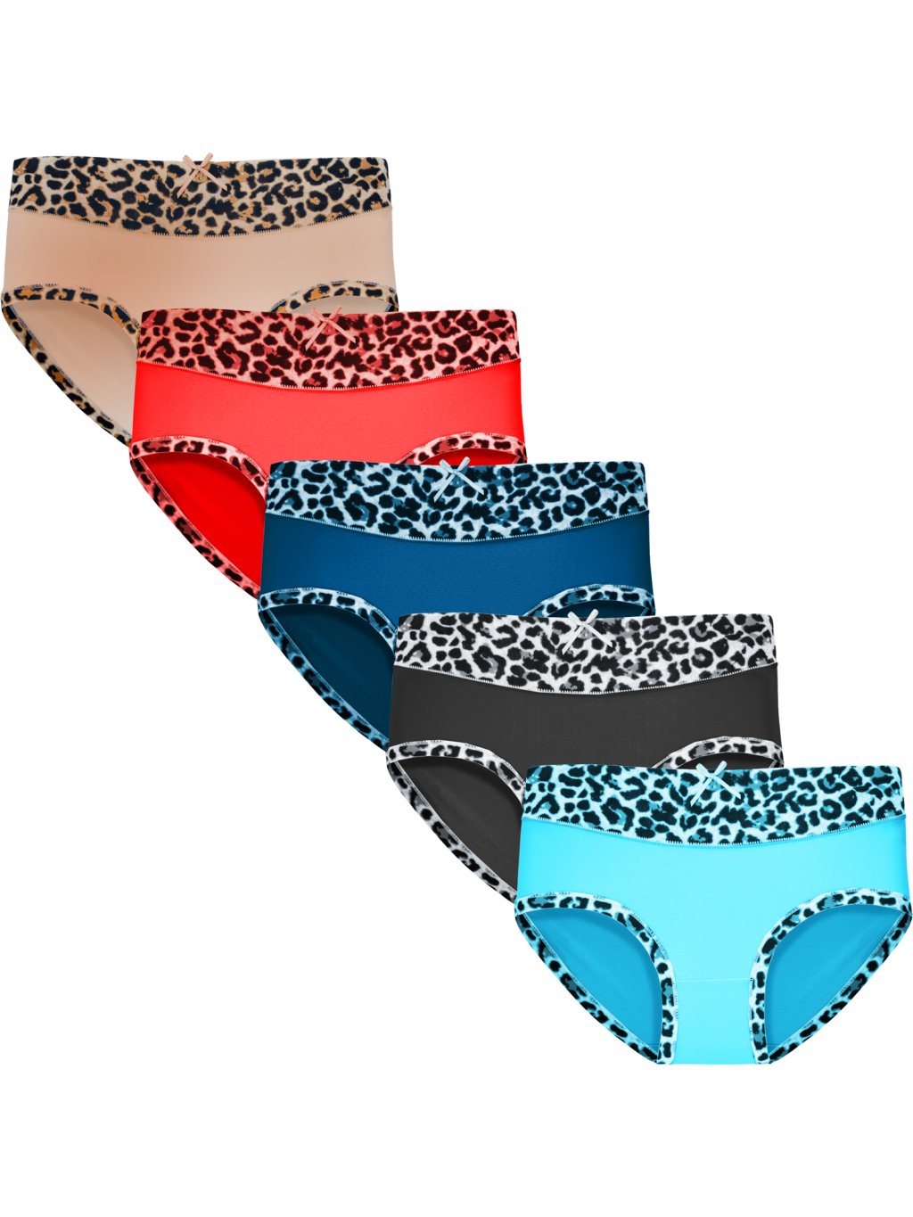 Dámské kalhotky klasik 9077 Leopard (Barva/Velikost <img KodProduktu="9077-Holland">tyrkysová / XL/XXL)