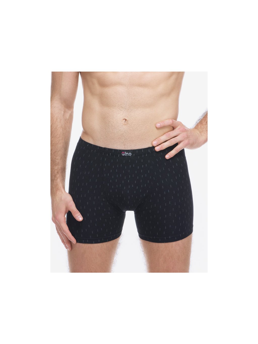 Boxerky s delší nohavičkou nadměrné 74182P (Barva/Velikost <img KodProduktu="74182P">lékořice, akvamarín / 3XL/4XL)