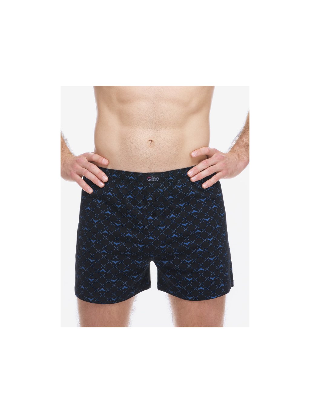 Výhodné balení 5 kusů - Trenky volné 75214P (Barva/Velikost <img KodProduktu="75214P">šedá, tm. šedá / XL/XXL)