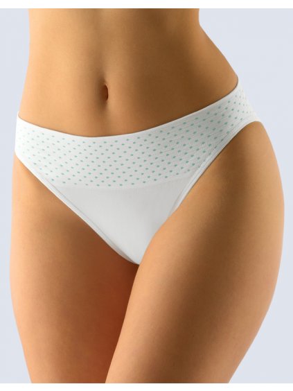 Klasické kalhotky bambus 00032P (Barva/Velikost <img KodProduktu="00032P">bílá, peprmint / L/XL)