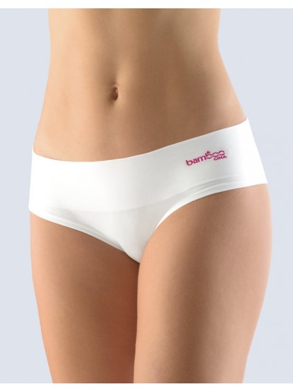 Francouzské kalhotky Bambus 04019P (Barva/Velikost <img KodProduktu="04019P">bílá, višňová / S/M)