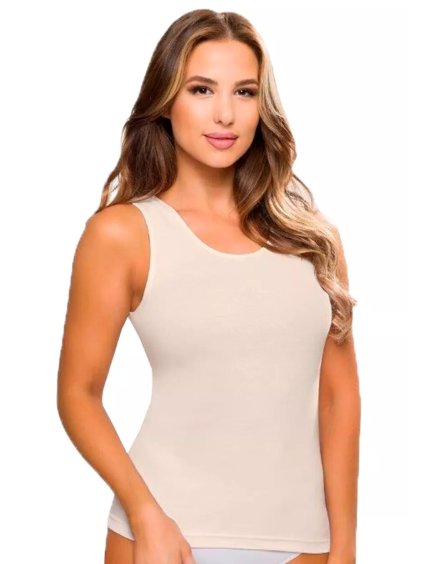 Dámská košilka na široké ramínka Sara Emili (Barva/Velikost <img KodProduktu="05141001H">tělová / XXL/3XL)