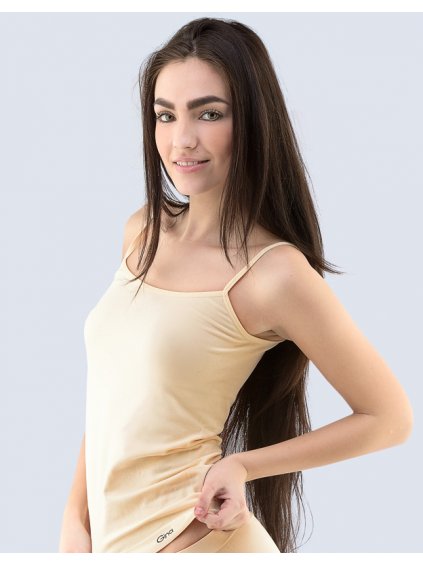 Košilka s úzkými ramínky 08015P (Barva/Velikost <img KodProduktu="08015P">bílá / S/M)