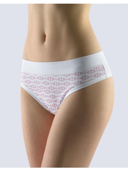 Tanga francouzská kolekce Disco 13 14144P (Barva/Velikost <img KodProduktu="14144P">bílá, violet / XS/S)
