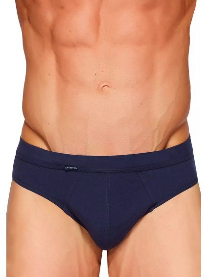 Pánské jednobarevné slipy Amante 66 Fabio (Barva/Velikost <img KodProduktu="2101142066H">modrá tmavá / XL/XXL)