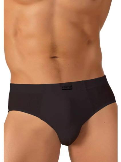 Pánské jednobarevné slipy Intime U600 Risveglia (Barva/Velikost <img KodProduktu="27600uH">grigio (šedá) / XXL/3XL)