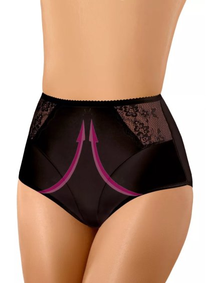 Dámské vyšší stahující krajkové kalhotky BBL 103 Babell (Barva/Velikost <img KodProduktu="35103bH">bílá / XS/S)