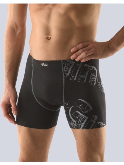 Pánské trenky elastické tisk motiv 74073P (Barva/Velikost <img KodProduktu="74073P">černá / M/L)