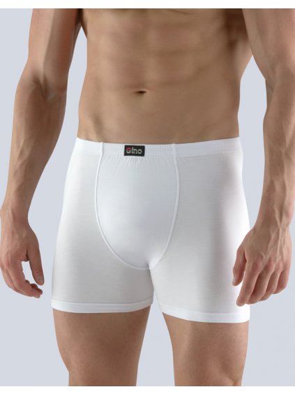 Boxerky s delší nohavičkou 74116P (Barva/Velikost <img KodProduktu="74116P">bílá / M/L)