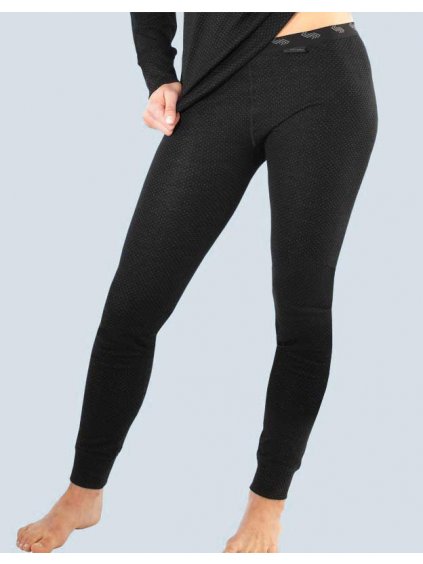 Legíny dámské Merino vlna funkční 86003P (Barva/Velikost <img KodProduktu="86003P">černá, šedá / M)