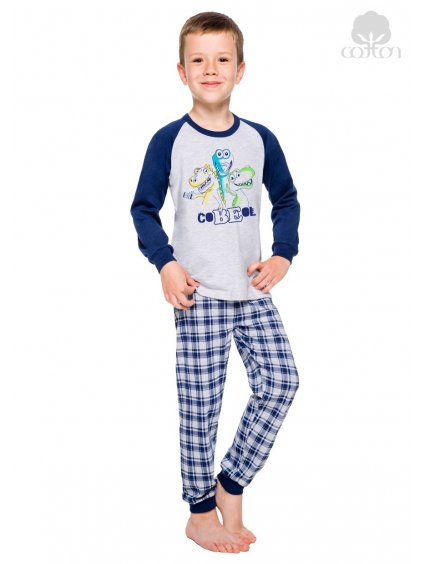 Chlapecké pyžamo Gawel se vzorem kostky Taro
