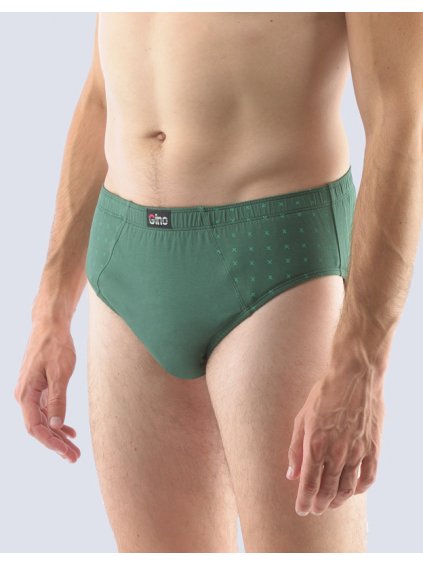 Výhodné balení 5 kusů - Slipy se širším bokem 71110P (Barva/Velikost <img KodProduktu="71110P">lahvová, vltavín / L/XL)