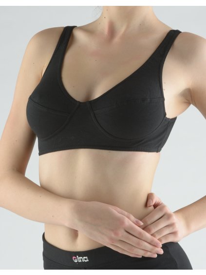Výhodné balení 5 kusů - Podprsenka sportovní jednobarevná 97017P (Barva/Velikost <img KodProduktu="97017P">tělová / XXL)