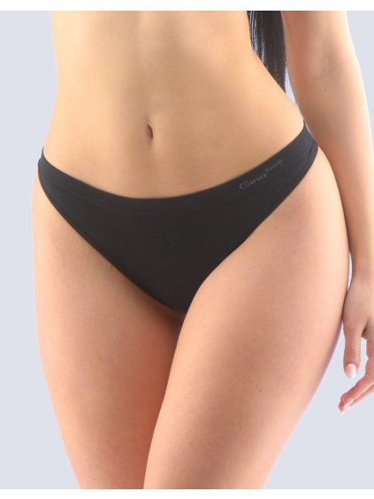 Výhodné balení 5 kusů - Tanga boková bamboo 05014P (Barva/Velikost <img KodProduktu="05014P">bílá / S/M)