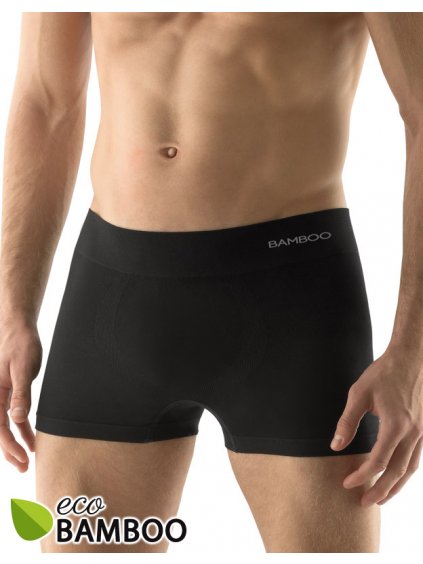 Výhodné balení 5 kusů - Bambusové pánské boxerky krátká nohavička 53005P (Barva/Velikost <img KodProduktu="53005P">bílá / S/M)
