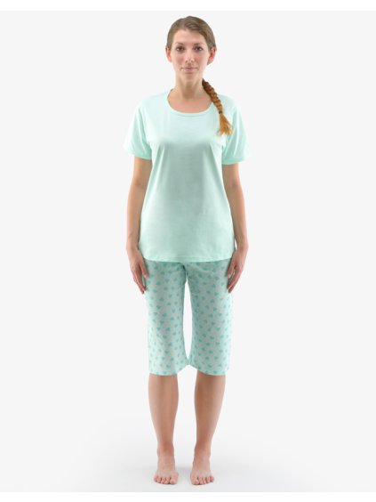 Výhodné balení 5 kusů - Pyžamo 3/4 dámské 19140P (Barva/Velikost <img KodProduktu="19140P">cukrová, fruktóza / XL)