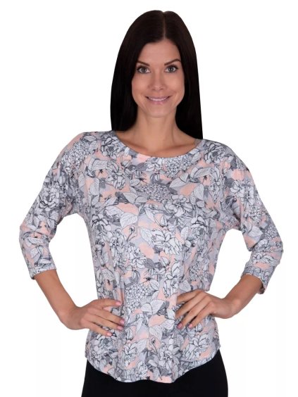 Dámská halenka Stella H2 HTX01523 Babell (Barva/Velikost <img KodProduktu="350015htx23H">šedá světlá / XXL/3XL)