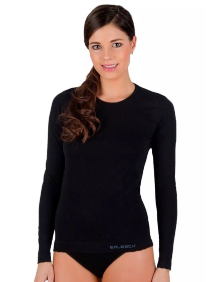 Dámské tričko LS00900W BRUBECK (Barva/Velikost <img KodProduktu="2300900lsH">černá / L/XL)