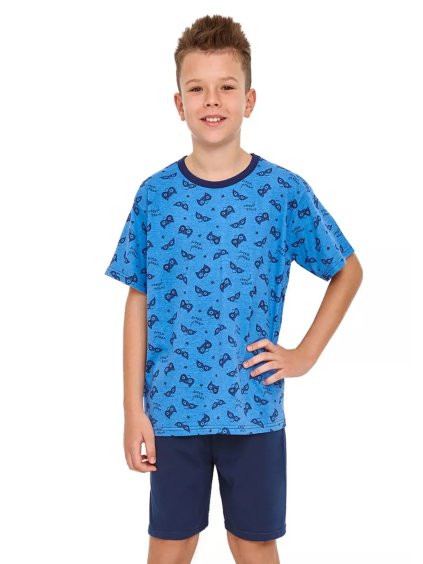 Chlapecké vzorované pyžamo William 2951/32 Taro (Barva/Velikost <img KodProduktu="04295132H">modrá / 146)