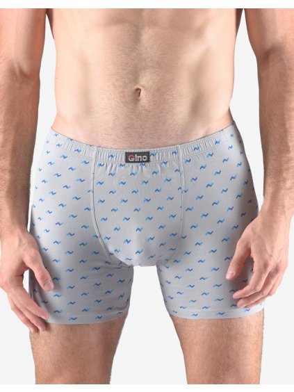 Boxerky s delší nohavičkou 74146P (Barva/Velikost <img KodProduktu="74146P">sv. šedá, šalvěj / M/L)