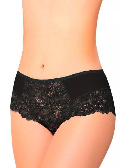 Dámské francouzské kalhotky No.022n EWANA (Barva/Velikost <img KodProduktu="20022nH">černá / L/XL)
