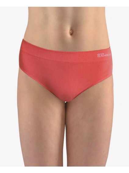 Kalhotky klasické dívčí 20025P (Barva/Velikost <img KodProduktu="20025P">tomato, bílá / L)