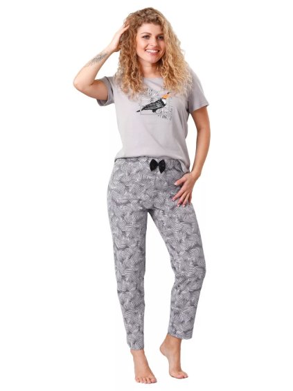 Dámské pyžamo Benedita Leveza (Barva/Velikost <img KodProduktu="411179H">šedá světlá / XXL)