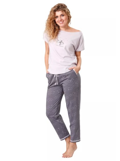 Dámské pyžamo Noa Leveza (Barva/Velikost <img KodProduktu="411182H">lila (fialová) / XXL)