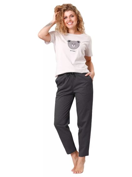 Dámské pyžamo Fran Leveza (Barva/Velikost <img KodProduktu="411190H">šampaň / M)