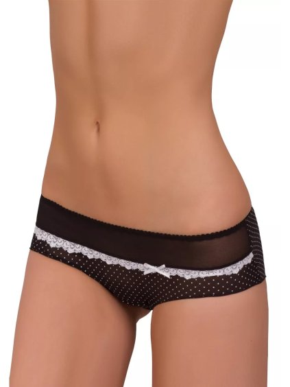 Dámské francouzské kalhotky No.074 EWANA (Barva/Velikost <img KodProduktu="20074H">černá / L/XL)