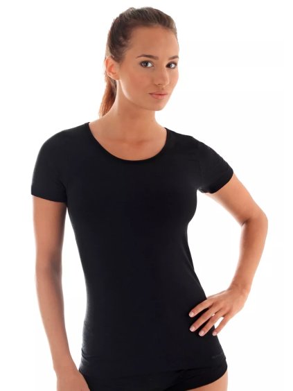Dámské tričko SS11020W BRUBECK (Barva/Velikost <img KodProduktu="2311020ssH">šedá světlá / L/XL)