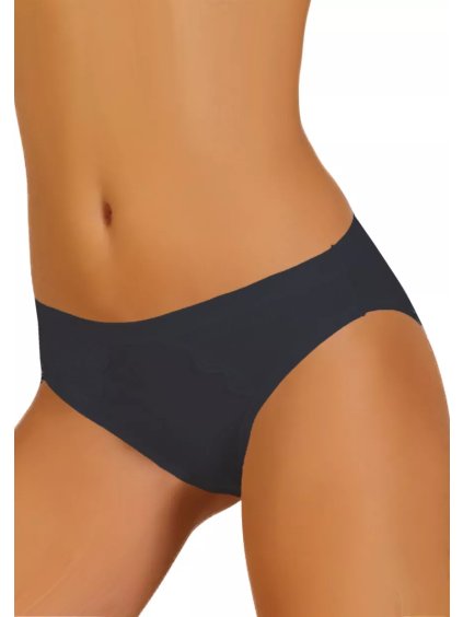 Dámské klasické krajkové kalhotky S076 Risveglia (Barva/Velikost <img KodProduktu="27076sH">černá / L/XL)