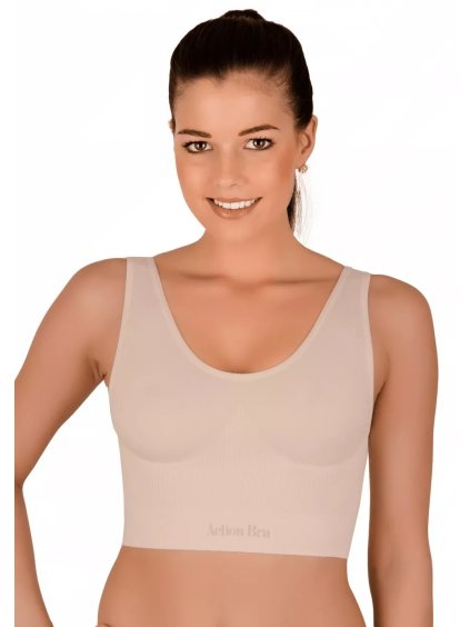Dámská bezešvá tvarující podprsenka 06-10 Hanna Style (Barva/Velikost <img KodProduktu="2806010H">bílá / XS/S)