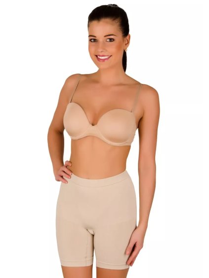 Dámské bezešvé dlouhé boxerky vzor 06-50 Hanna Style (Barva/Velikost <img KodProduktu="2806050H">bílá / XS/S)