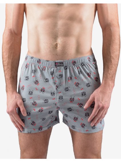 Trenky volné 75198P (Barva/Velikost <img KodProduktu="75198P">sv. šedá, červená / XL/XXL)