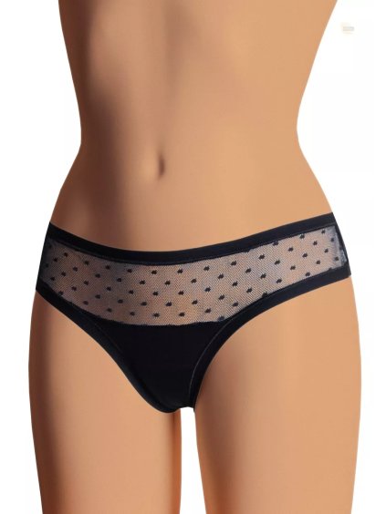 Dámské klasické kalhotky 940 Risveglia (Barva/Velikost <img KodProduktu="27940H">černá / XS)